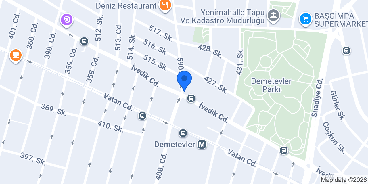 Demet1 Taksi konumu