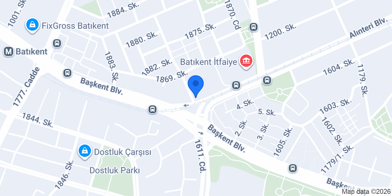 Batıkent Metro Taksi konumu