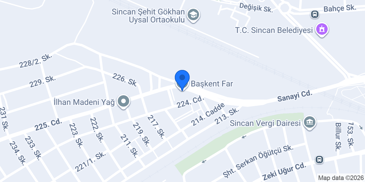 Başkent Far konumu