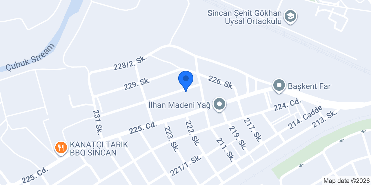 Güvenler Otomotiv konumu