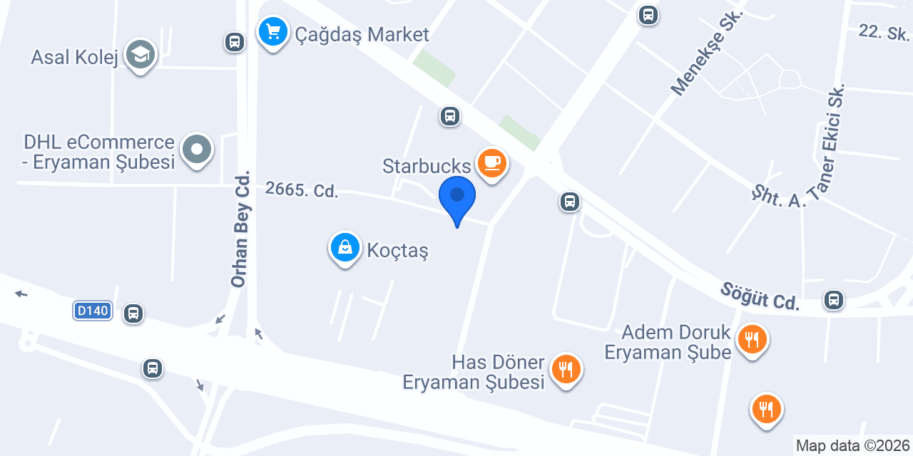 Çikolata Evim Etimesgut konumu