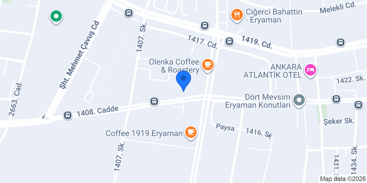 Pereira Coffee Eryaman konumu