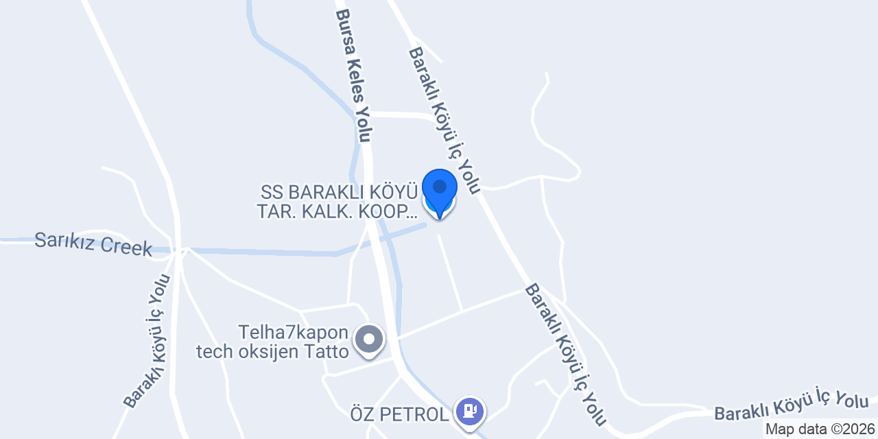 S.S. BARAKLI KÖYÜ TAR. KALK. KOOP. KERESTE FABRİKASI konumu