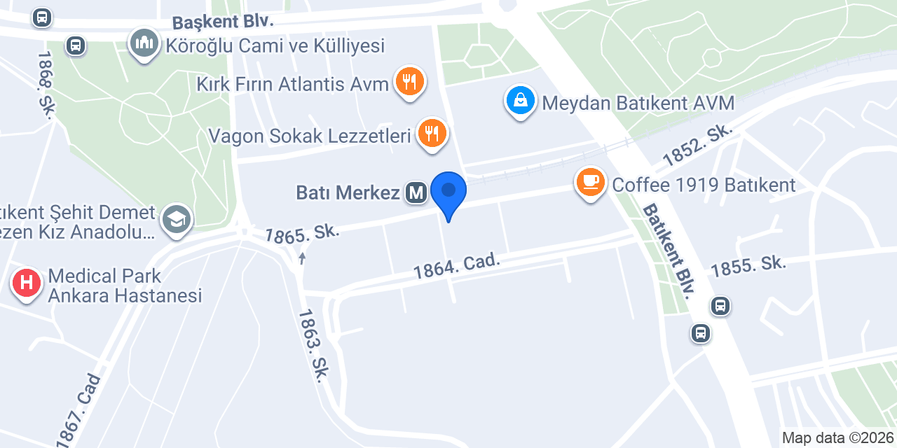 MOQA CONSTRUCTION & ENGINEERING CO. LTD. (MOQA İNŞAAT VE MÜHENDİSLİK) konumu