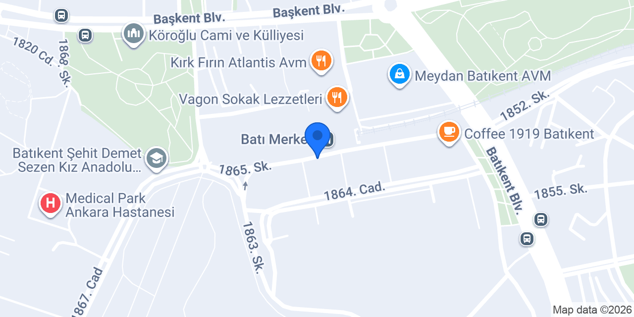ÇANAK'TA konumu