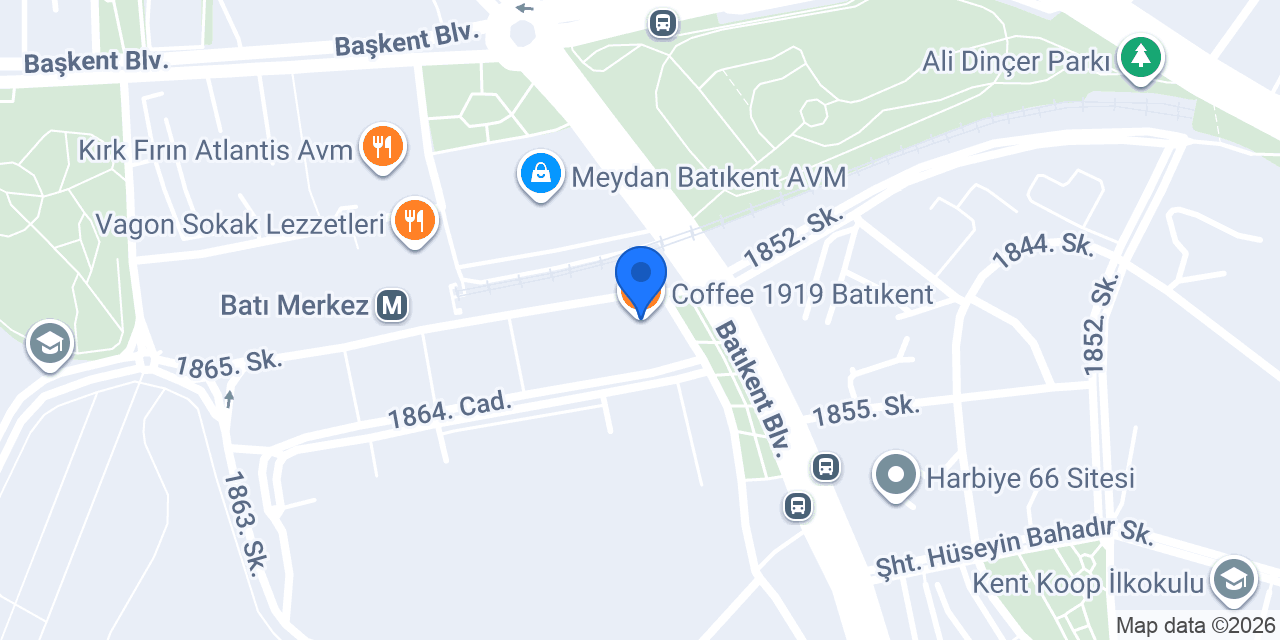 Coffee 1919 Batıkent konumu