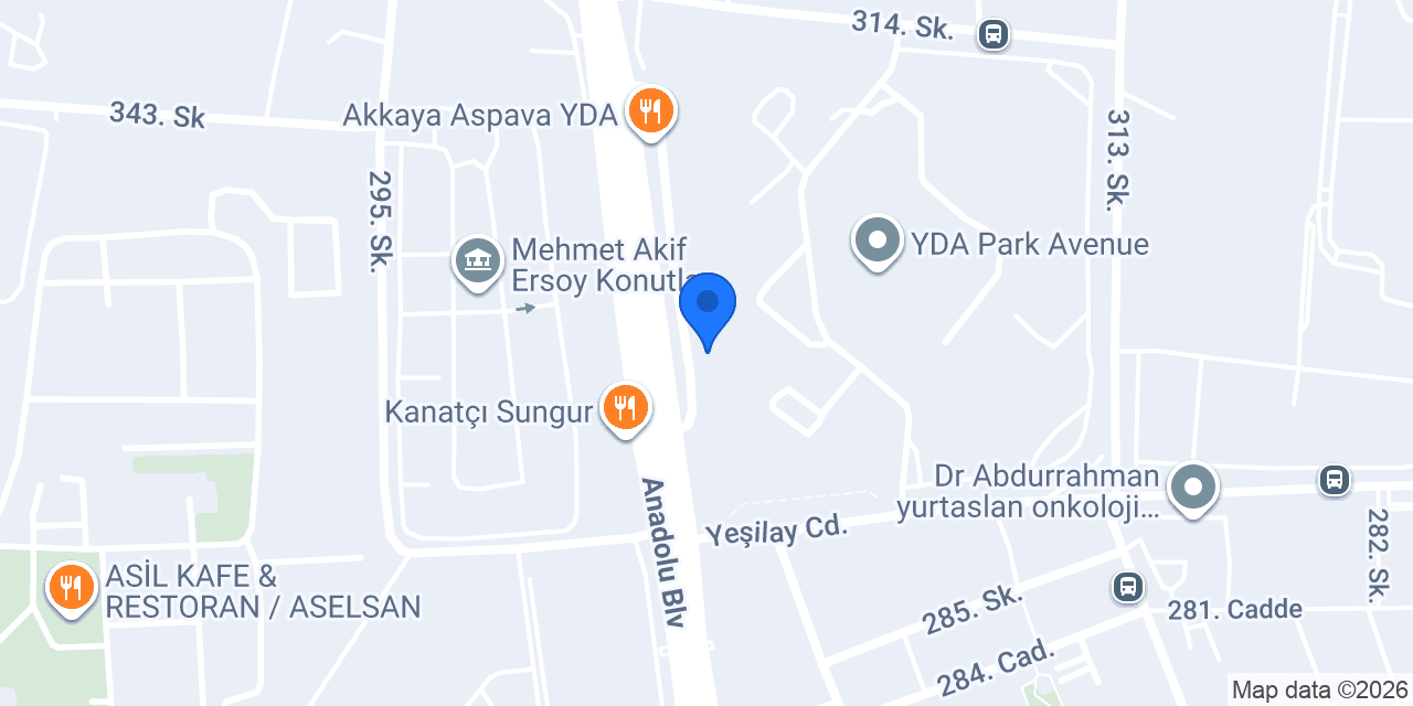 Eyvan Kebap YDA konumu