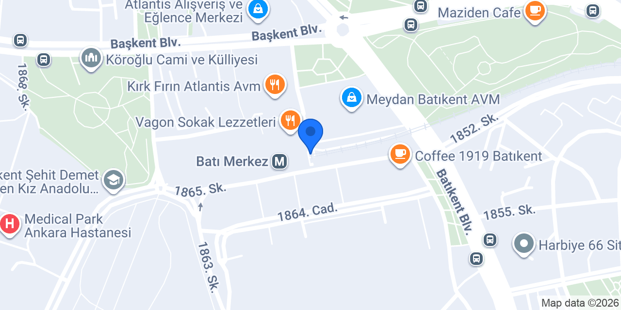 Batıkent Metro Simit&Çay konumu