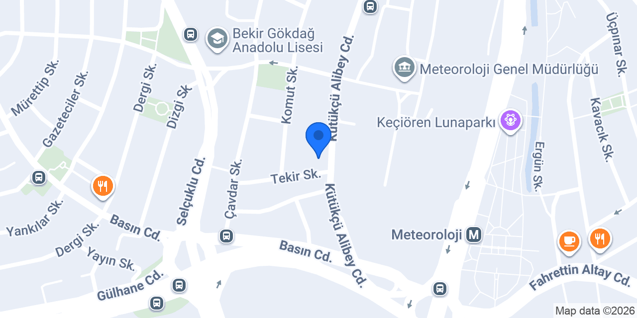 Tanerler Oto Lastik konumu
