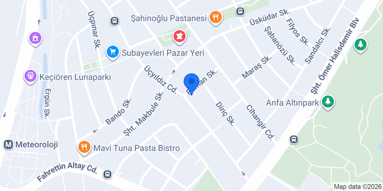 Subayevleri Tesisatçı konumu