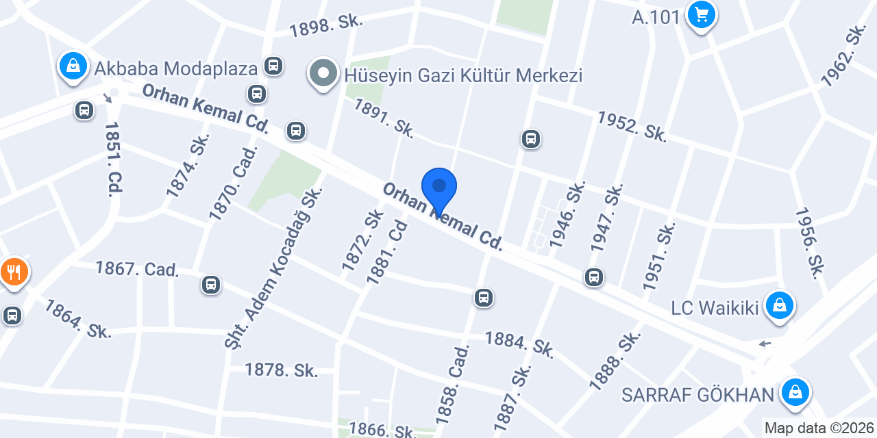 BİGBOSS CAFE BİSTRO HÜSEYİNGAZİ konumu