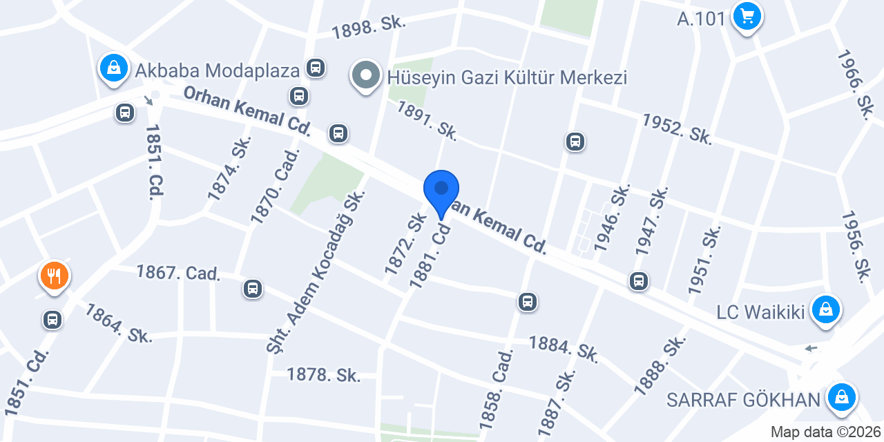 Öz & Yıl Emlak Ofisi konumu