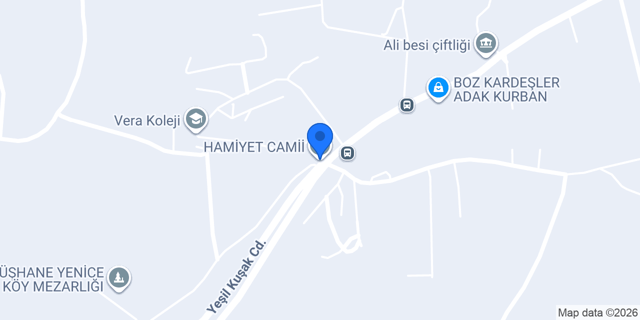 HAMİYET CAMİİ konumu