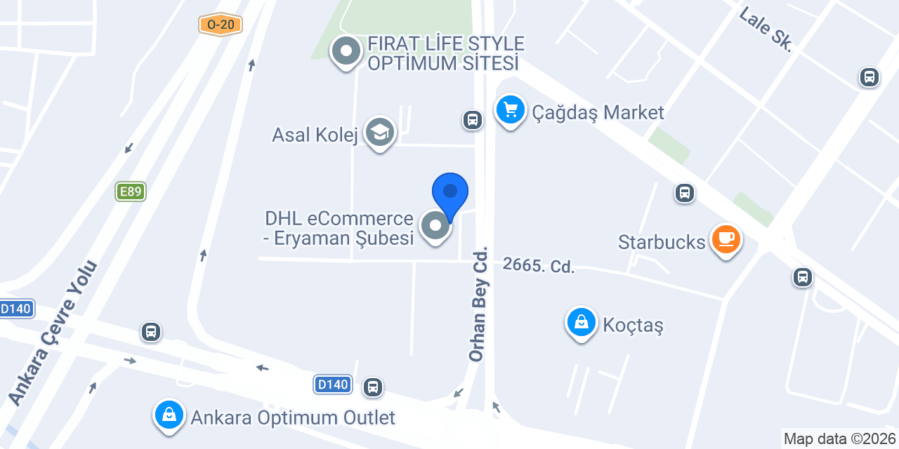İşler Kitabevleri Eryaman Şube konumu
