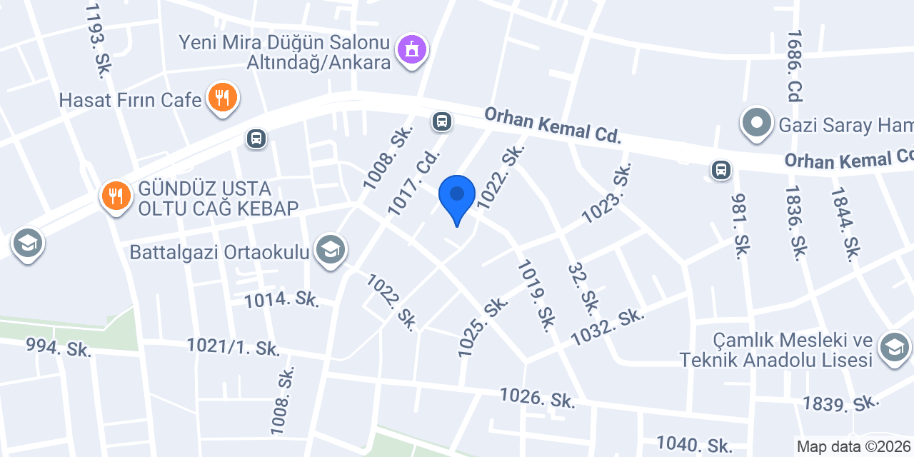 Hasan Usta Pide Lahmacun ve lavaş konumu