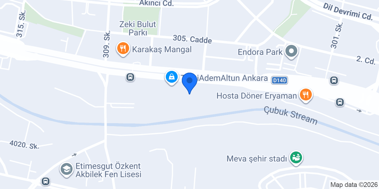 Pratik Halı Eryaman konumu