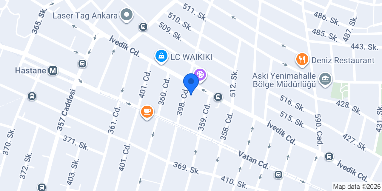 Merkez Ekmek Fabrikası konumu