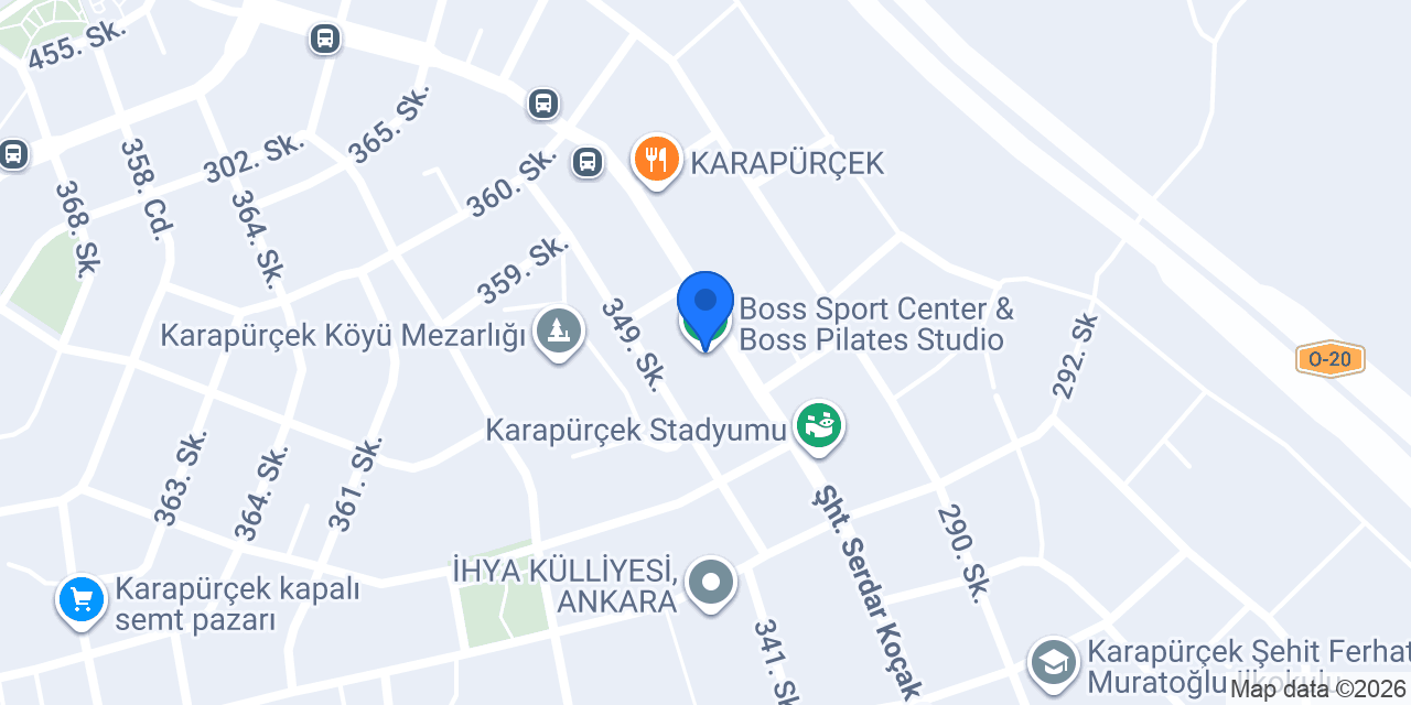 Boss Sport Center & Boss Pilates Studio konumu