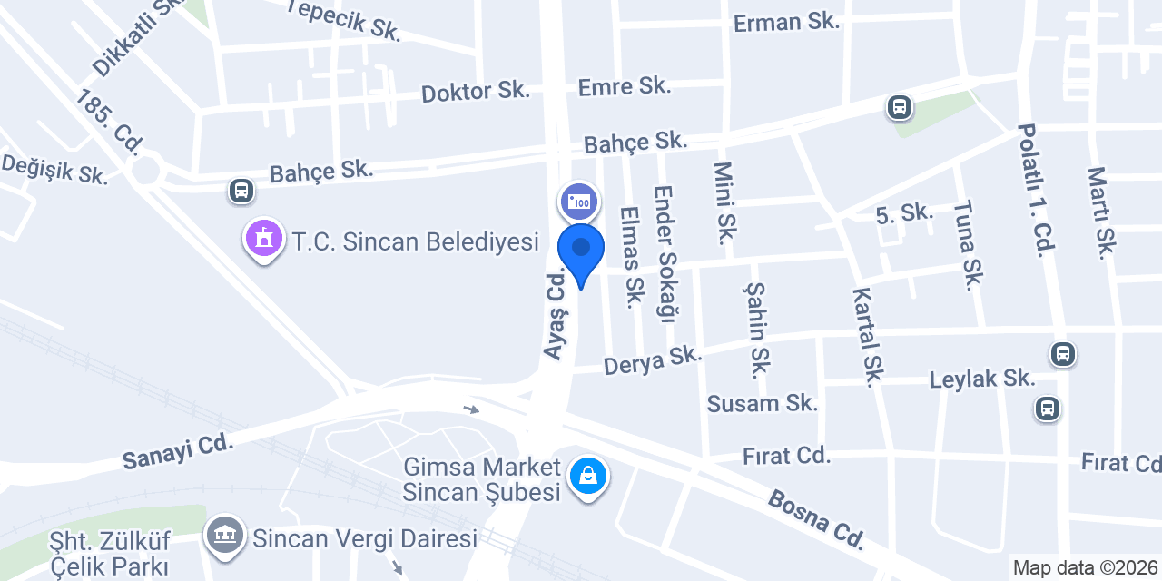 Fabrika Satış Mağazası konumu