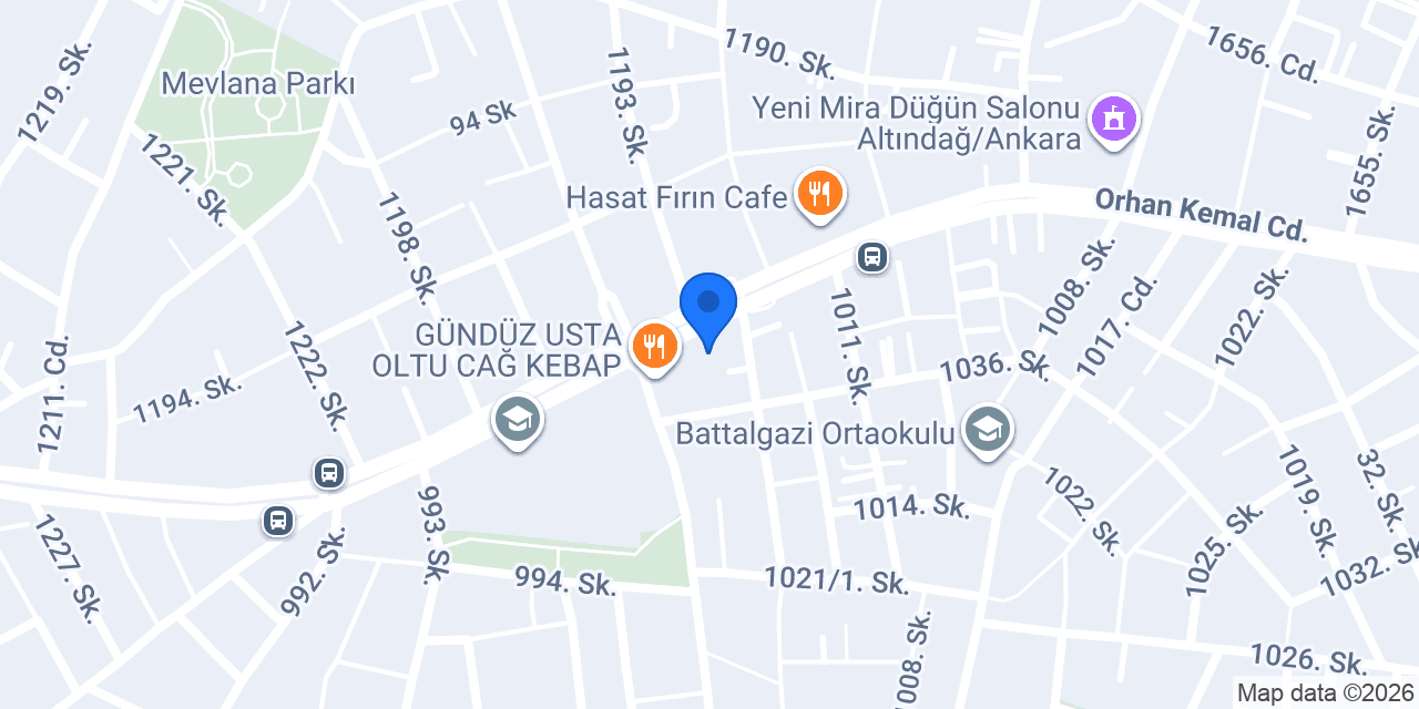 Konya Et Ürünleri konumu