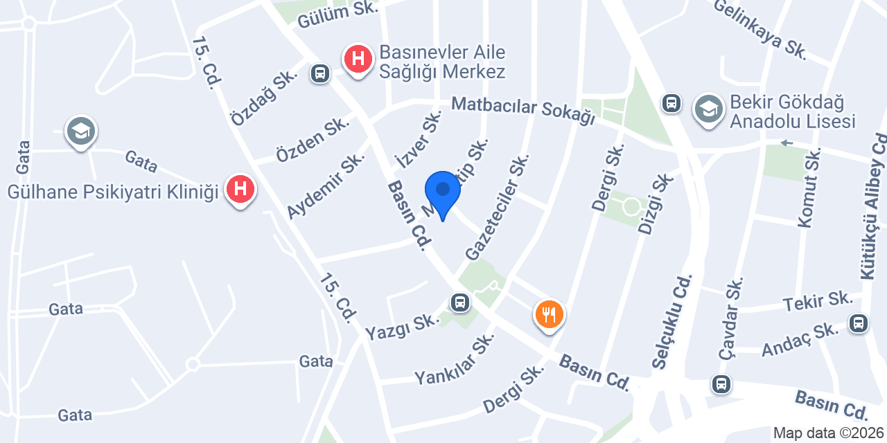 Gülhane Ortaokulu konumu