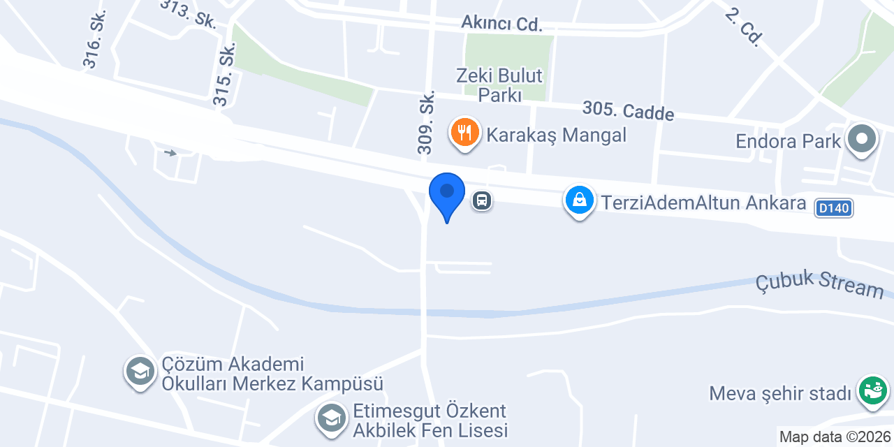 ebebek Ankara Eryaman konumu