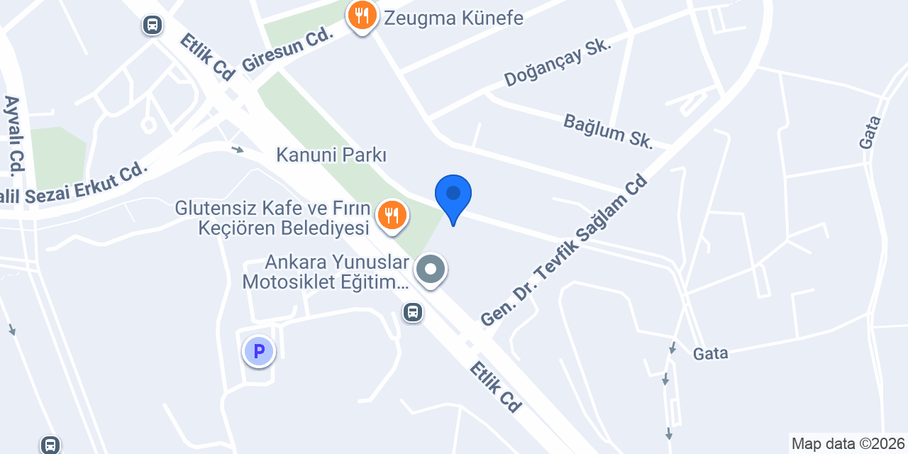 Etlik Halk Eğitimi Merkezi konumu