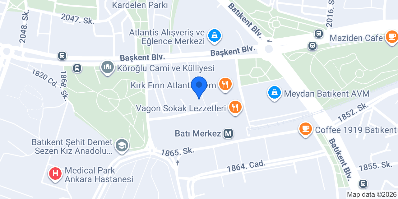 El Paso Batıkent konumu