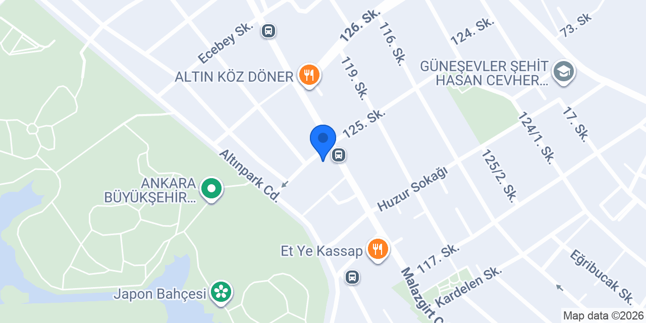 Türker Oto Aksesuar konumu