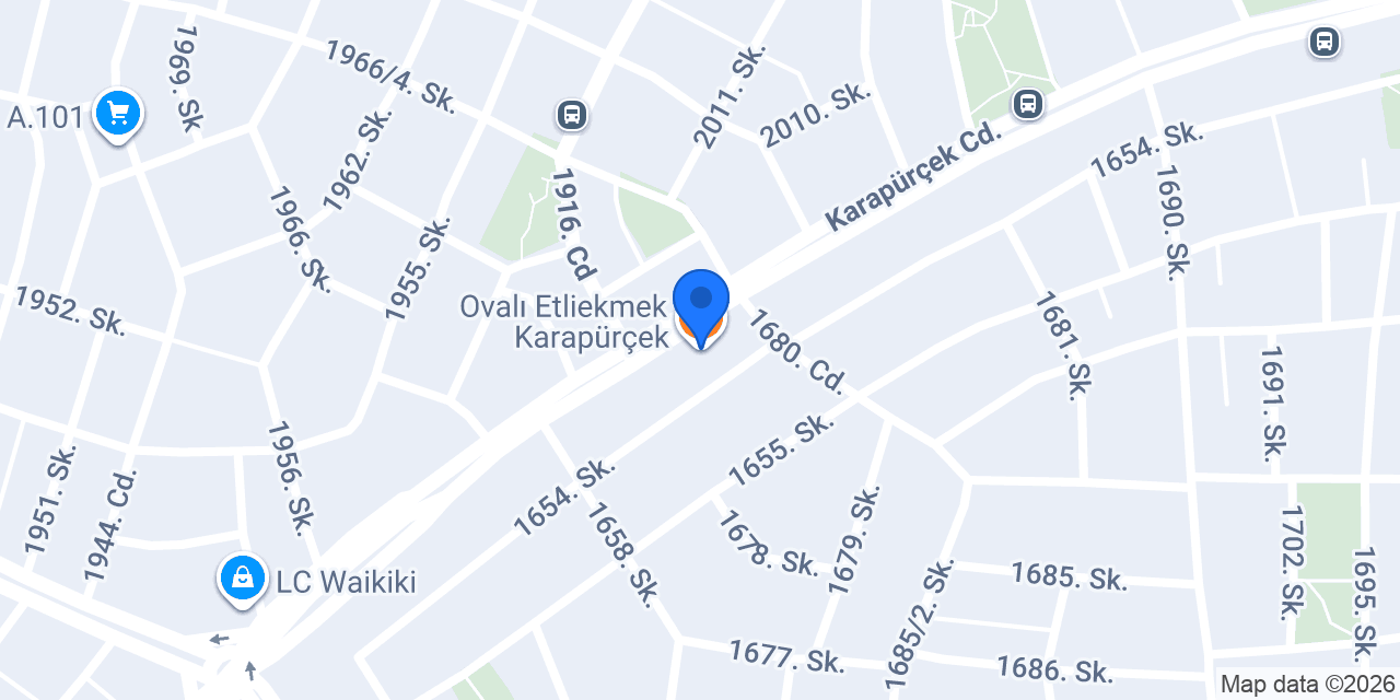 Ovalı Etliekmek Karapürçek konumu