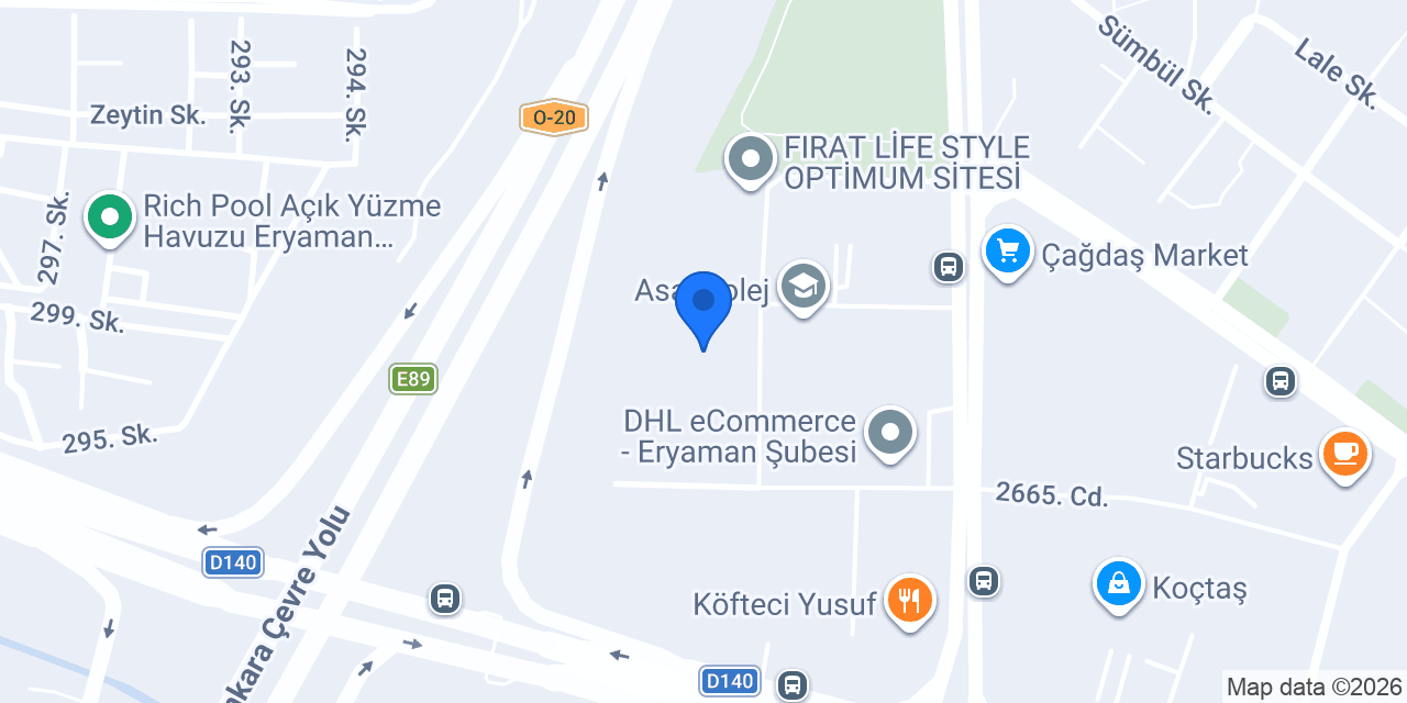 YK ELEKTRİK MÜHENDİSLİK konumu