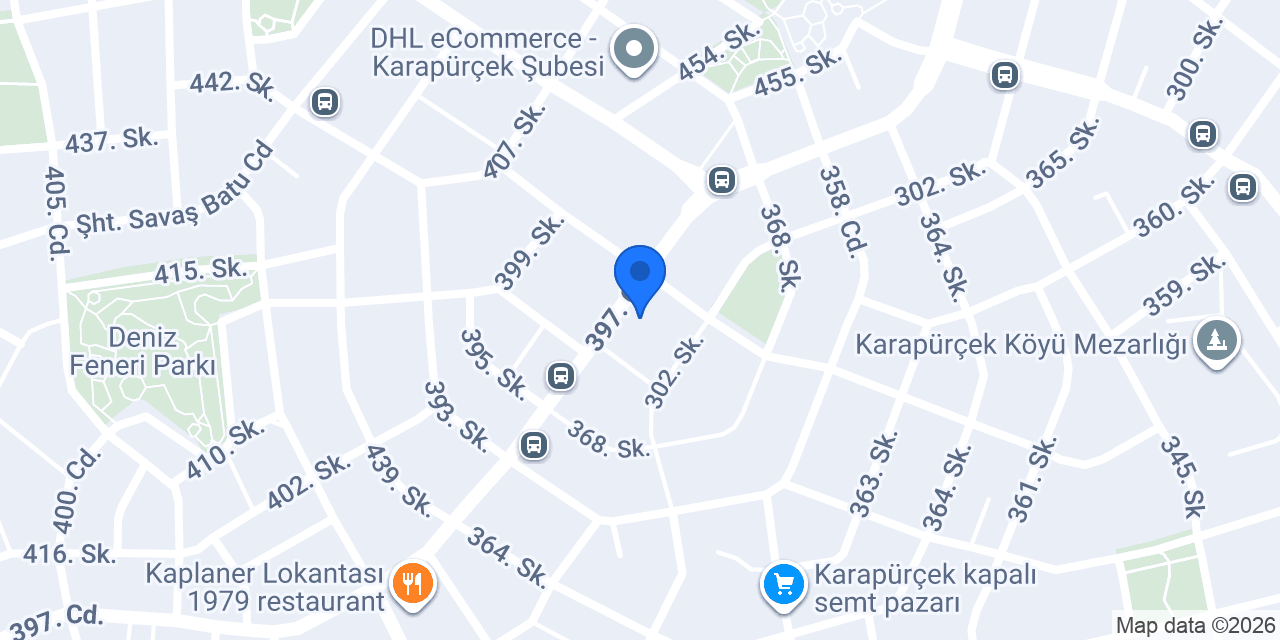 Karapürçek Veteriner Kliniği konumu