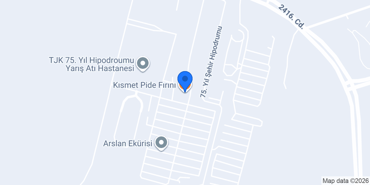 Kısmet Pide Fırını konumu