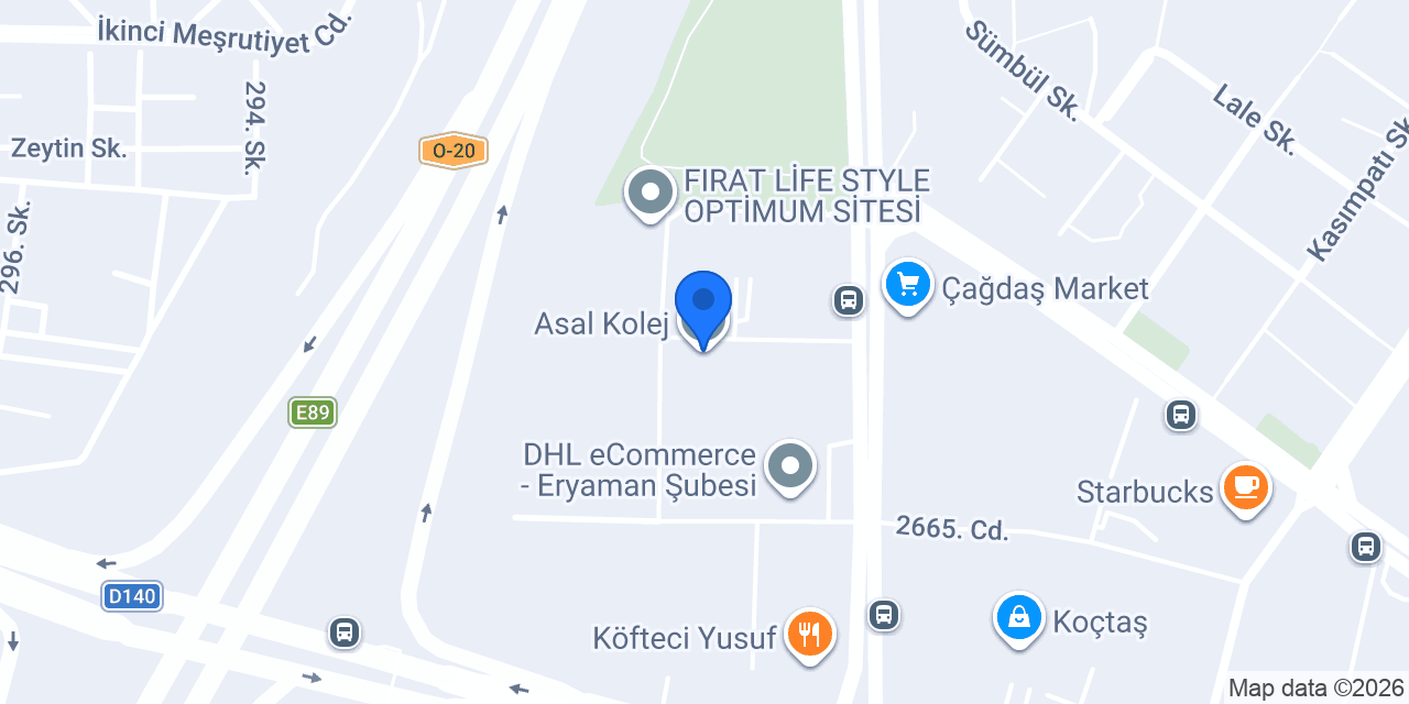 Asal Kolej konumu