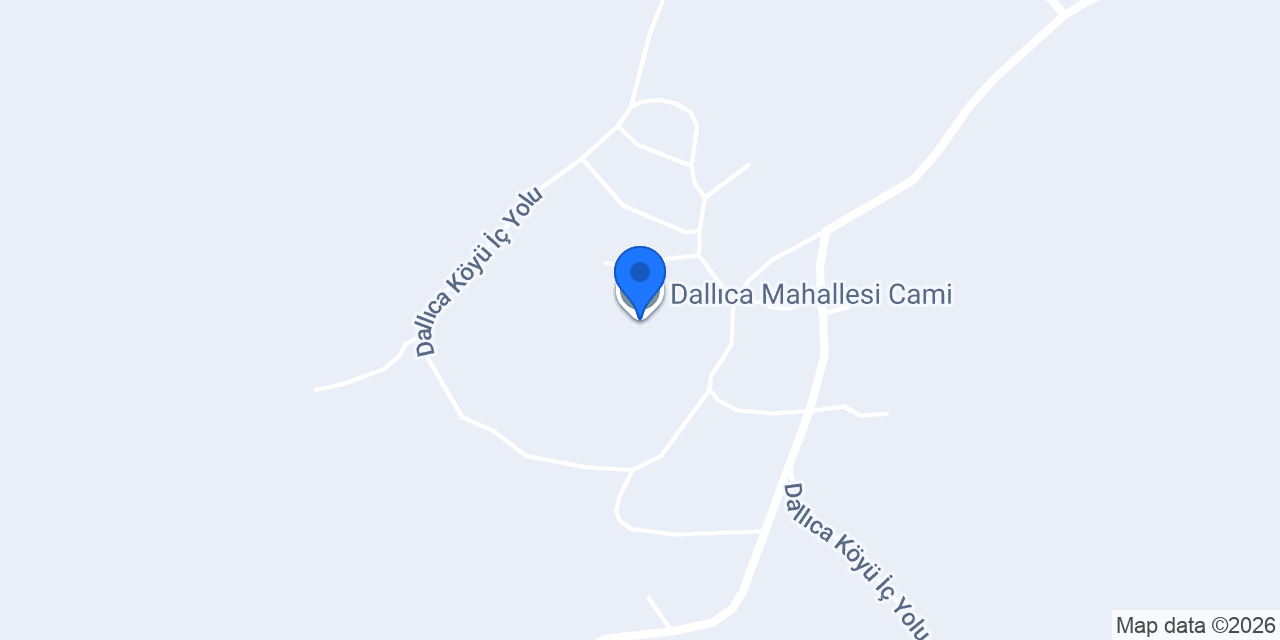 Dallıca Köyü Muhtarlığı konumu