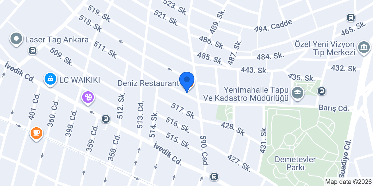 Deniz Restaurant konumu