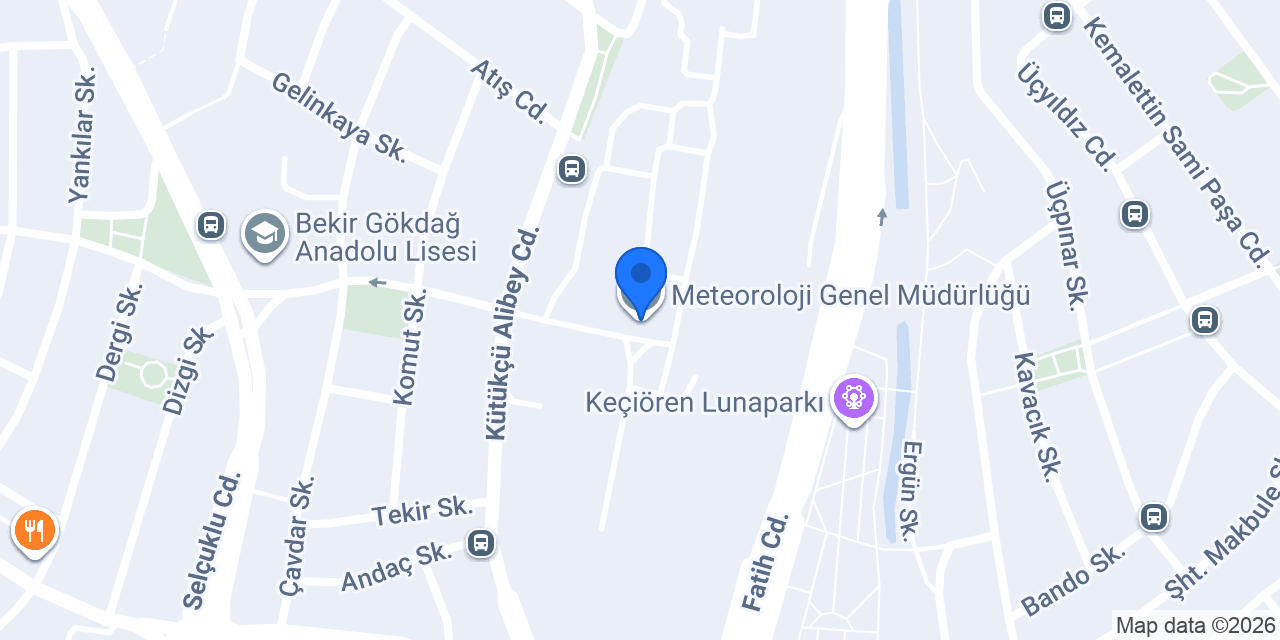 Meteoroloji Genel Müdürlüğü konumu
