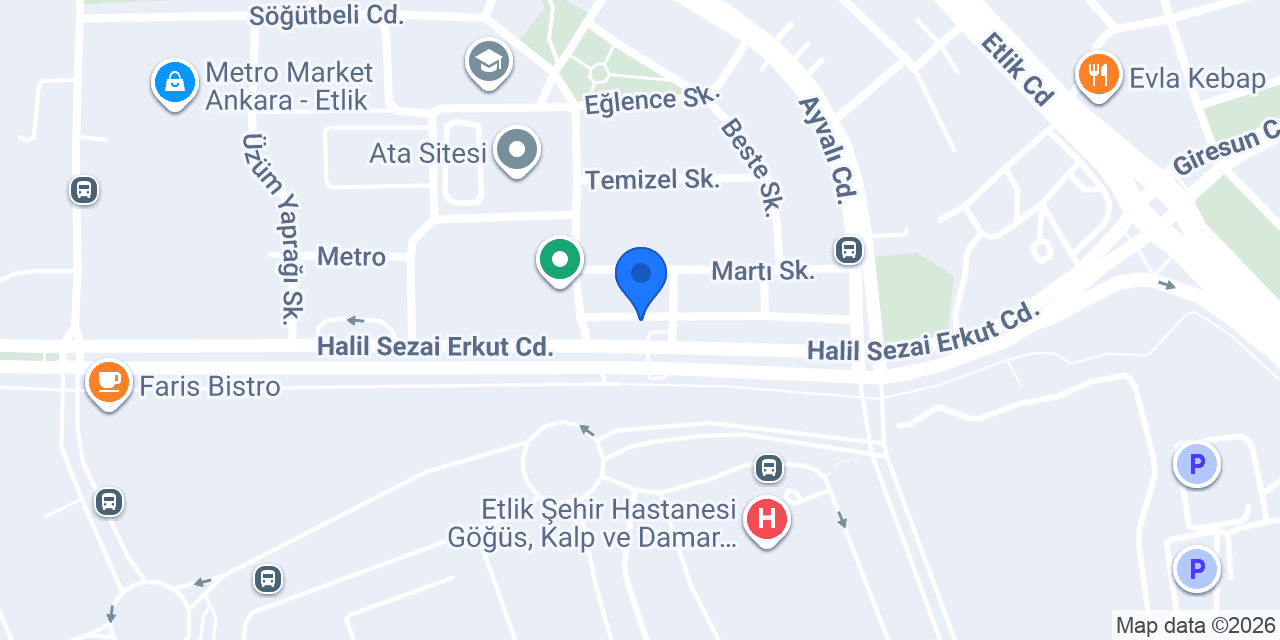 Emregül Eczanesi konumu