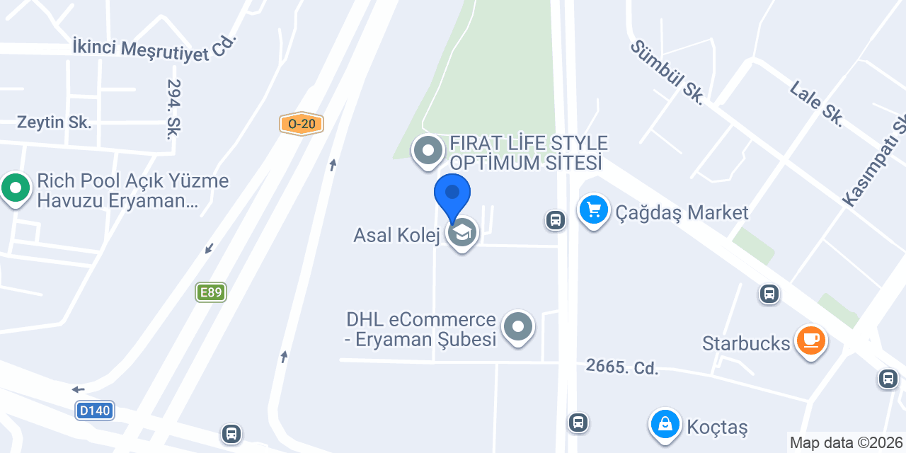 Aynur Kuaför ERYAMAN konumu
