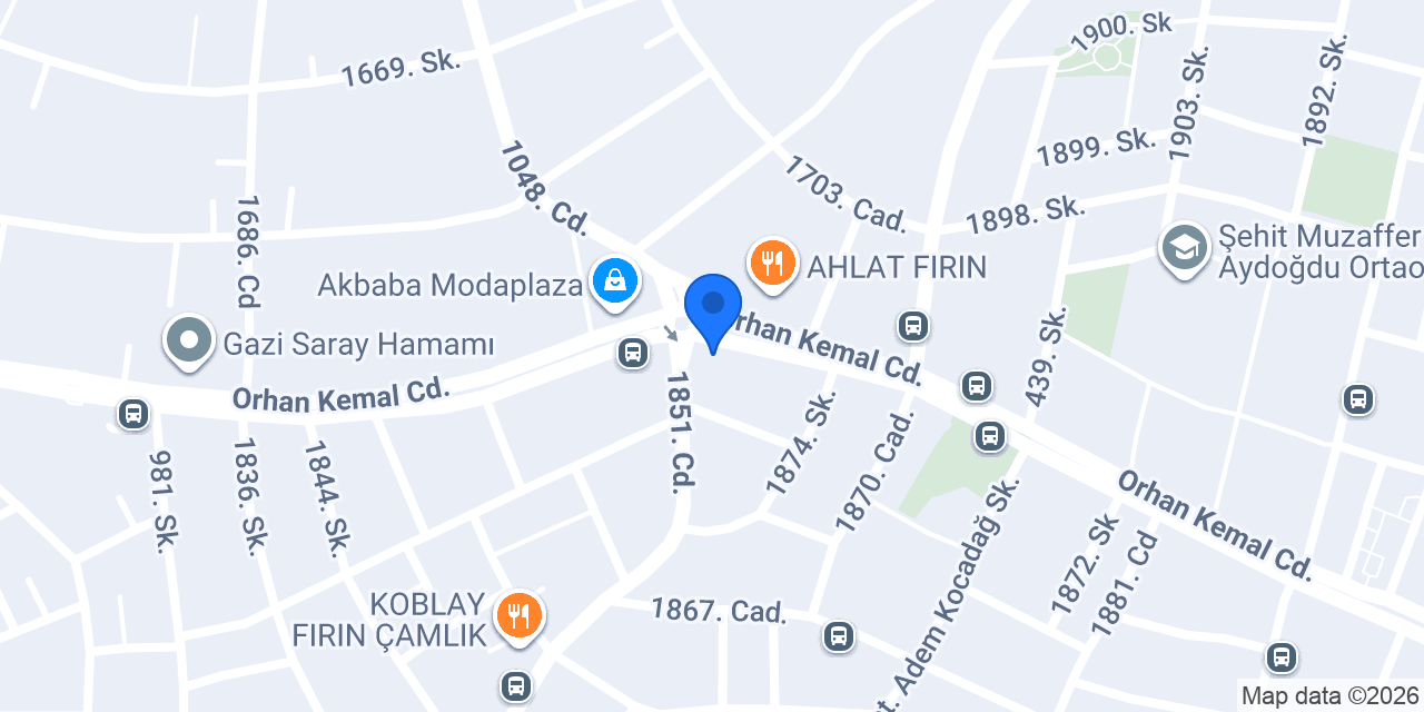 Pia Pilates Stüdyo konumu