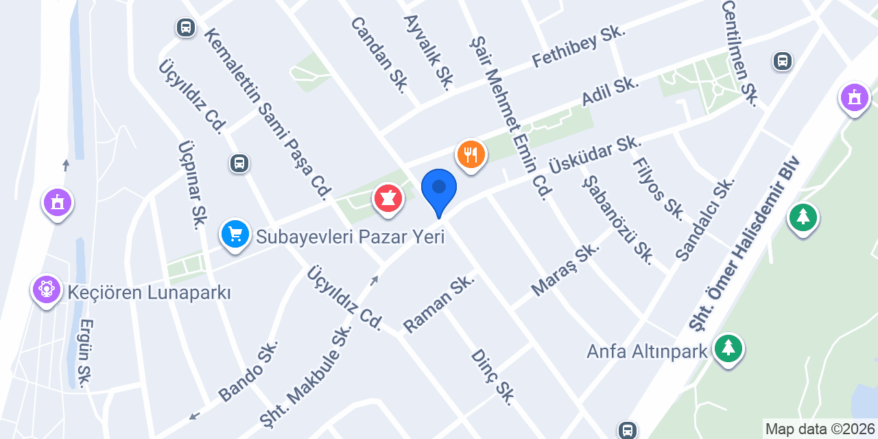 Subayevleri Onur Taksi konumu