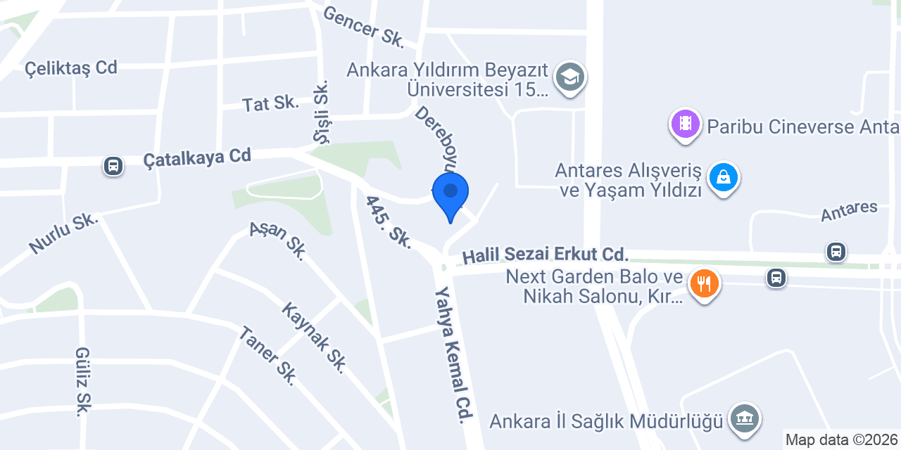 Yenimahalle - Akyurt Süpermarket konumu