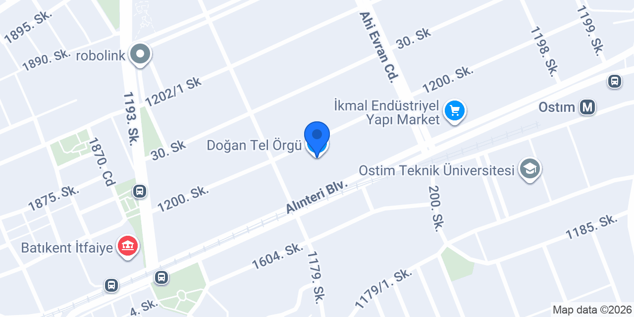 Doğan Tel Örgü konumu