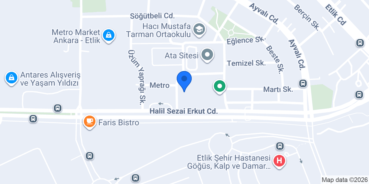 YE-AN PİDE ETLİK ŞUBESİ konumu