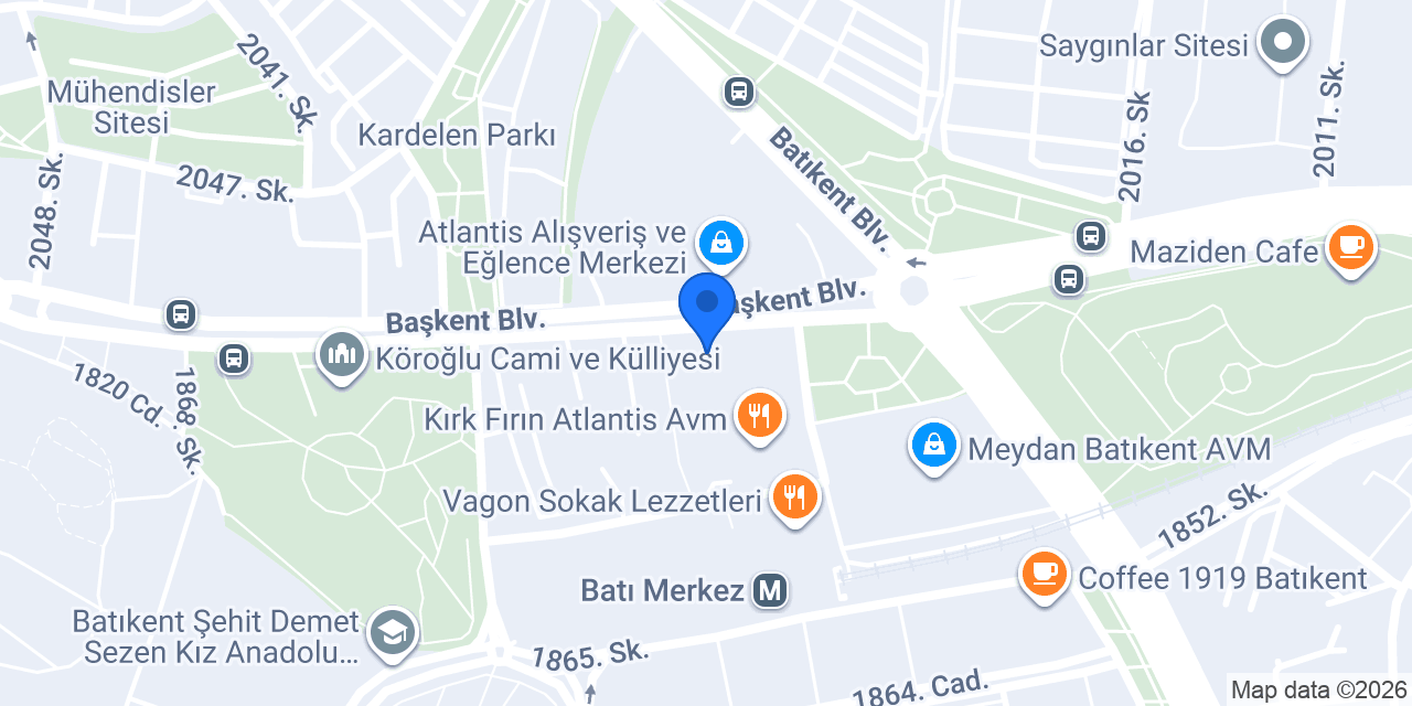 Köpük Cafe konumu