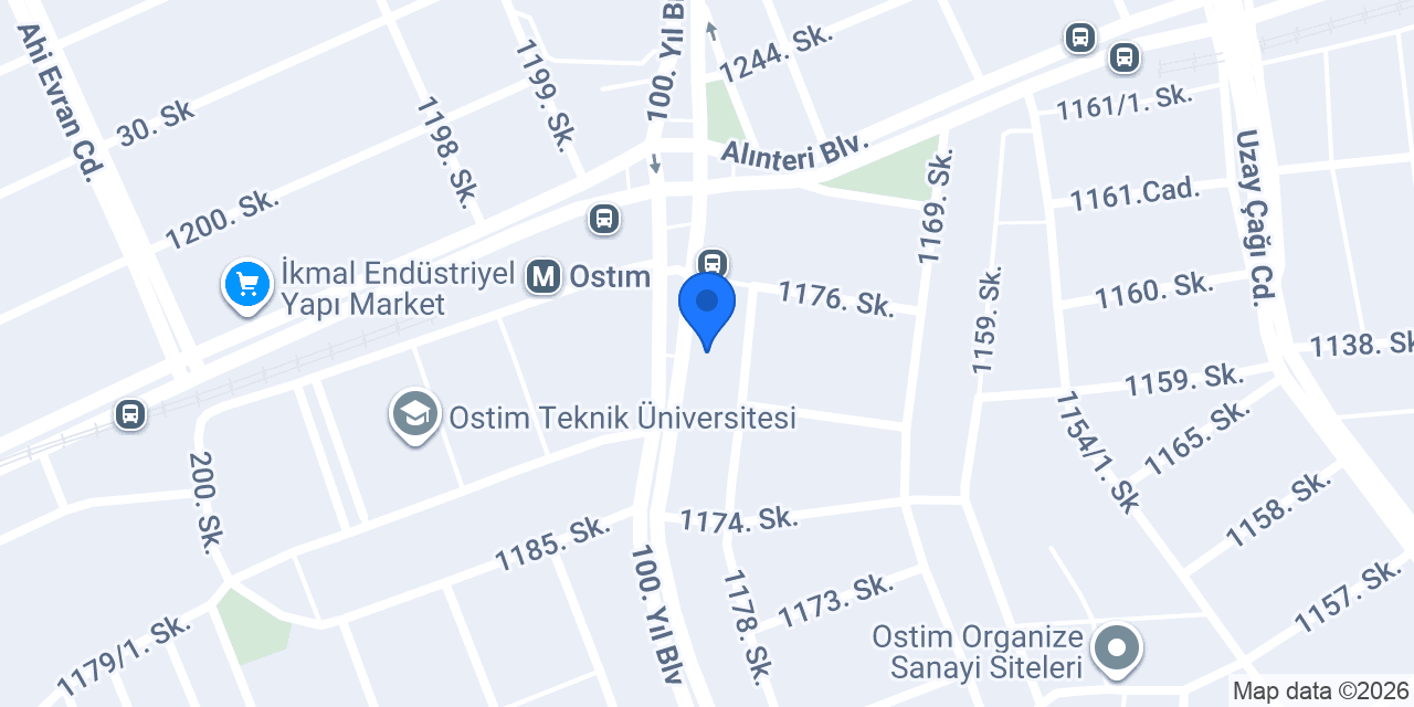 TAM Finans - Ostim Şubesi konumu