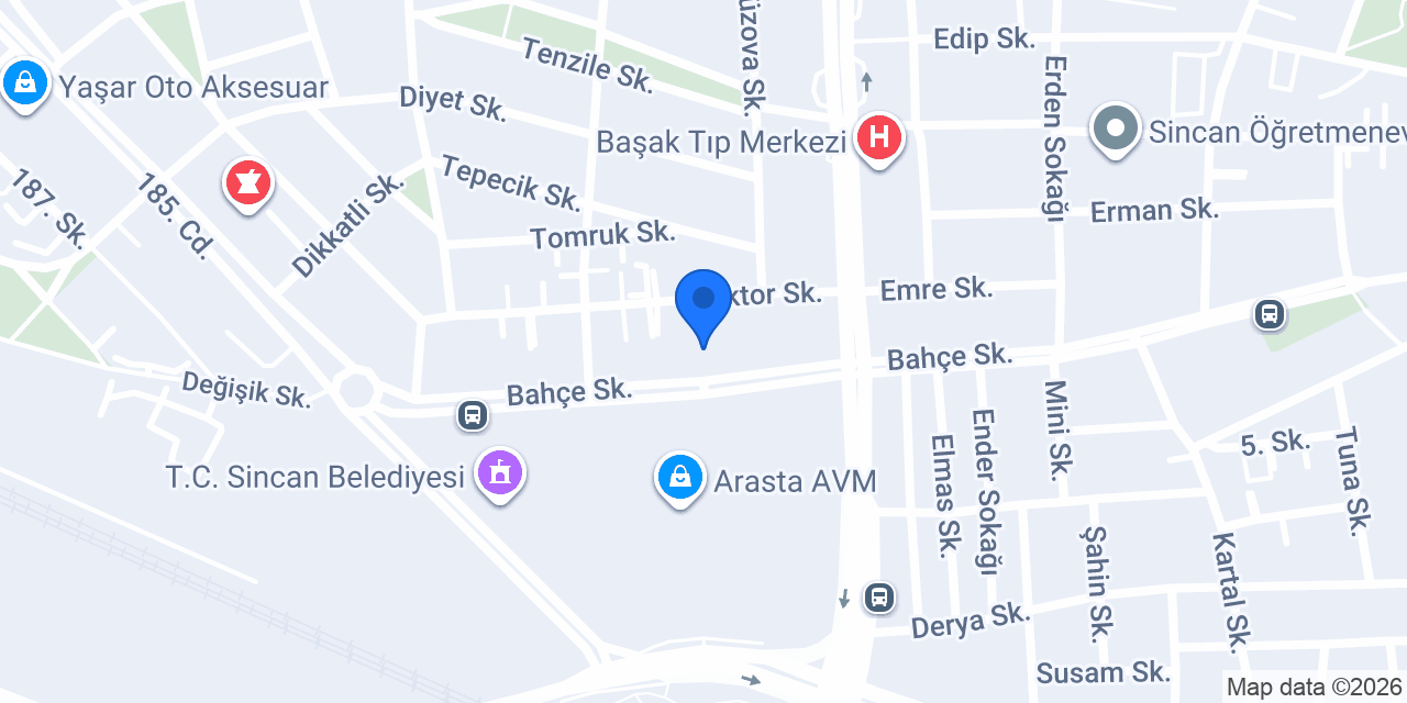 Ekici Oto Lastik konumu