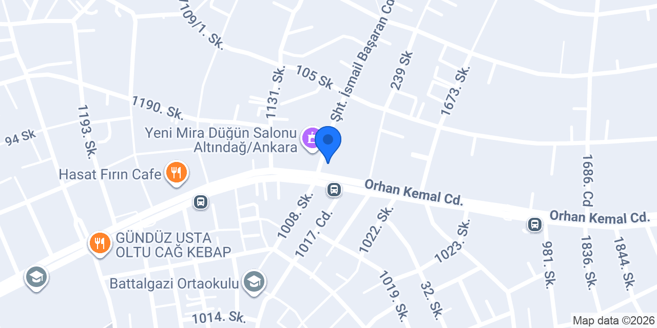 Çamlık Toki Taksi konumu