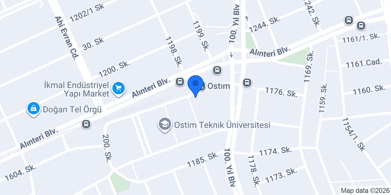 Domino's Pizza Ostim konumu