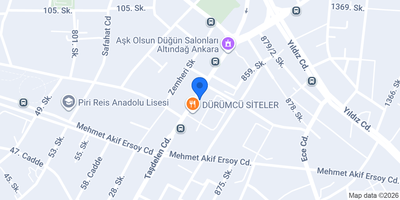 Çoşkun Kasap Et & Tavuk Sakatat konumu